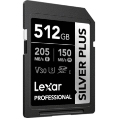 Lexar 512GB Professional SILVER PLUS UHS-I SDXC