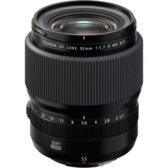 Fujifilm GF 55mm f/1.7R WR Lens (FUJIFILM G)