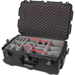 Nanuk 963 Wheeled Hard Case with Padded Divider Insert (Black, 90.6L)